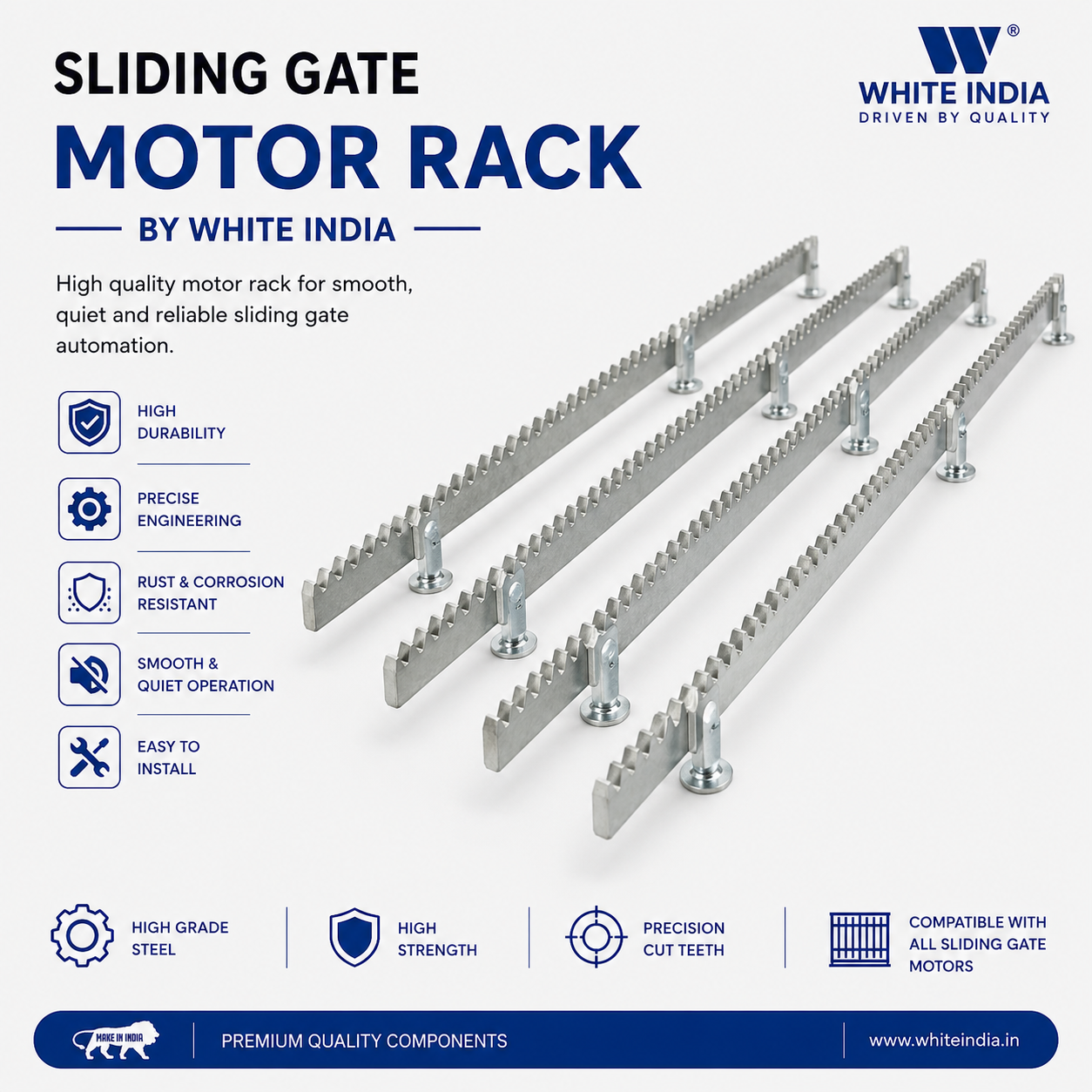 Gear Rack 1 Meter 4 Module